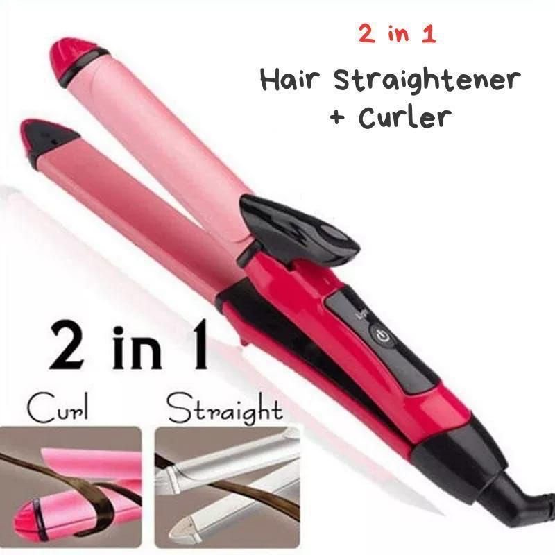 Restock 2 in 1 Hair Straightener Curler Nova Flat Iron @ Rs. 1100 Discount on Quantity