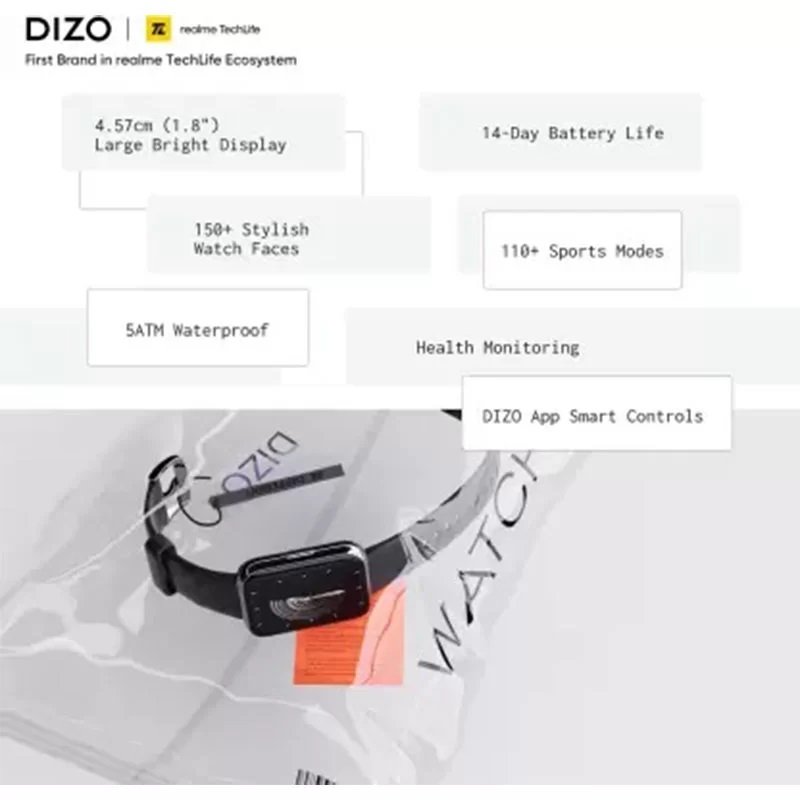 Buy DIZO Watch D in Pakistan at Dab Lew Tech 8