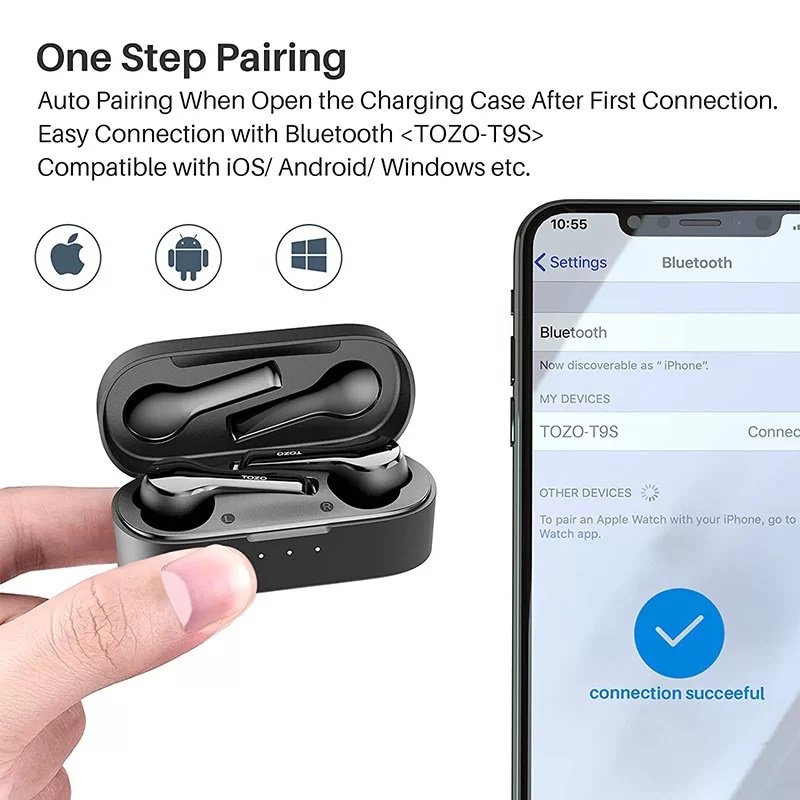 Buy TOZO T9S True Wireless Earbuds in Pakistan at SetLife Collection 6 1