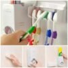 Toothpaste dispenser with toothbrush holder at setlife collection 3