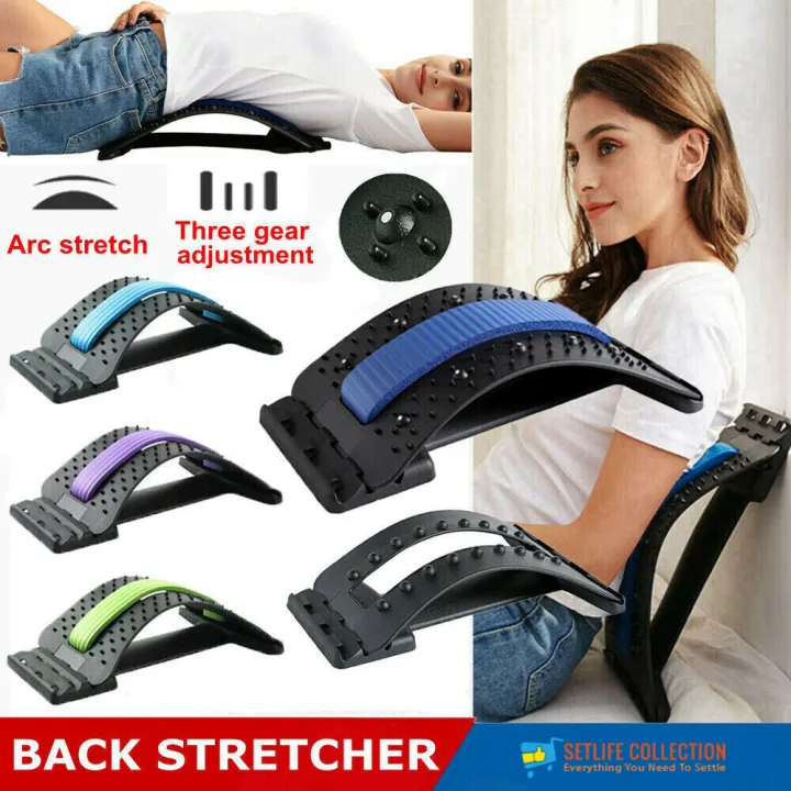 magic back stretcher lower lumbar massage setlife collection 3