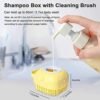 silicone body brush with soap dispenser available at setlife collection 3
