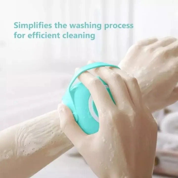 silicone body brush with soap dispenser available at setlife collection 5