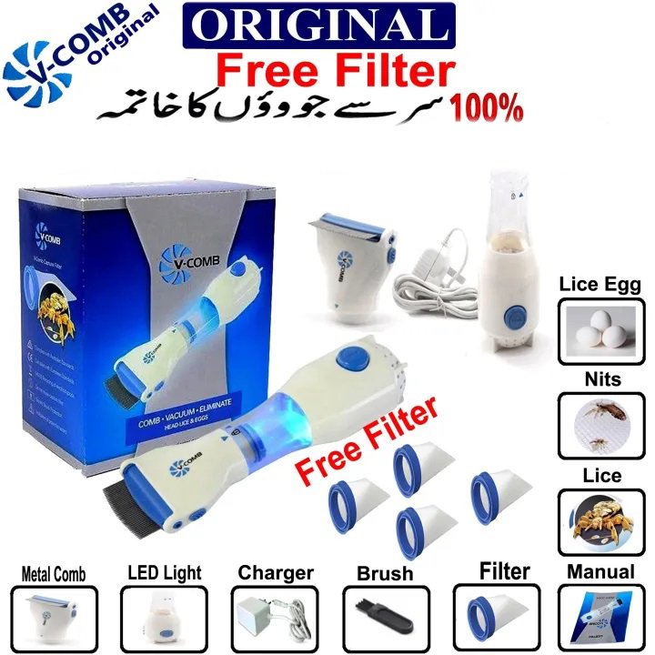 v comb electronic head anti lice removal machine anti lice machine v comb head setlife collection 3